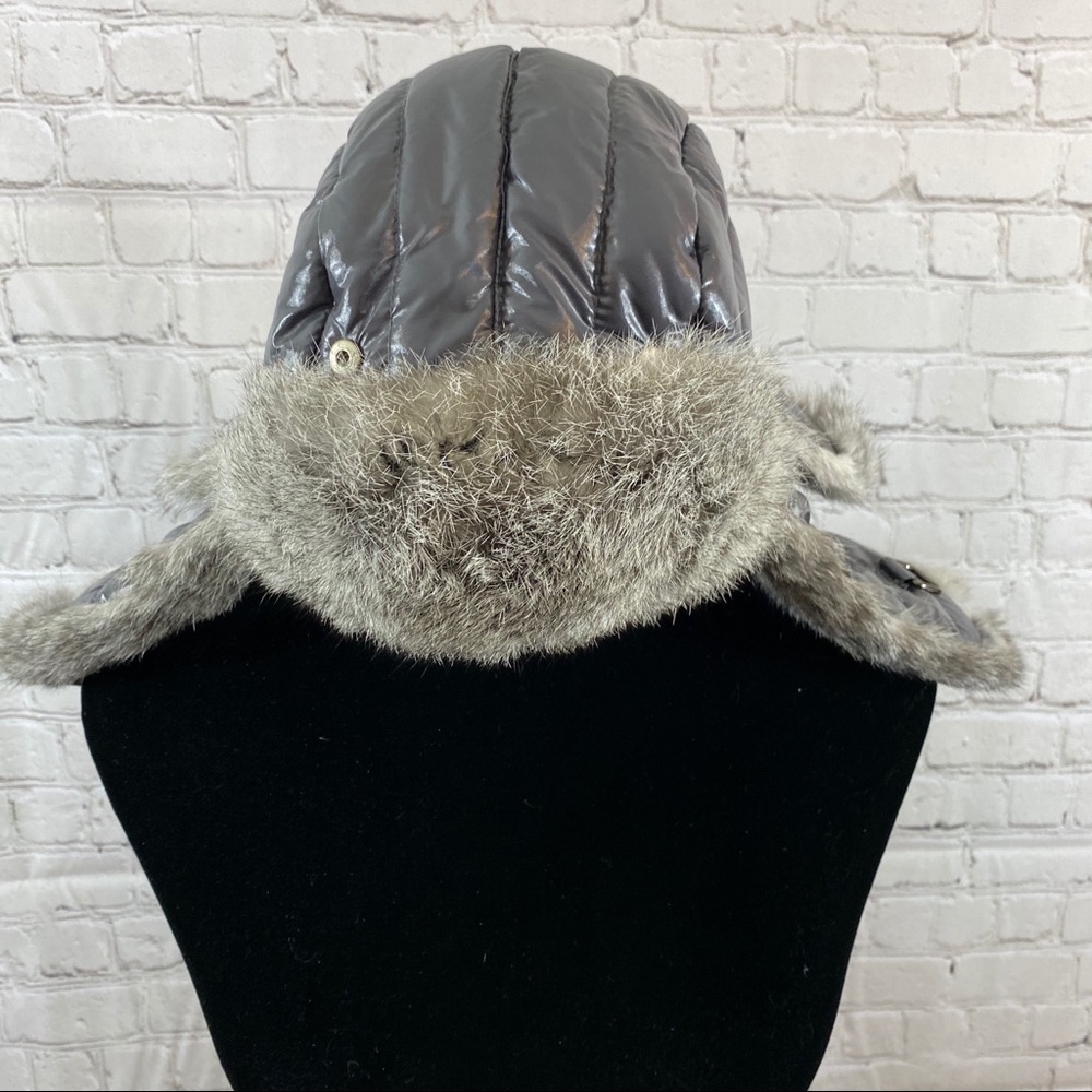 FRR Brand unisex Aviator style Rabbit fur hat